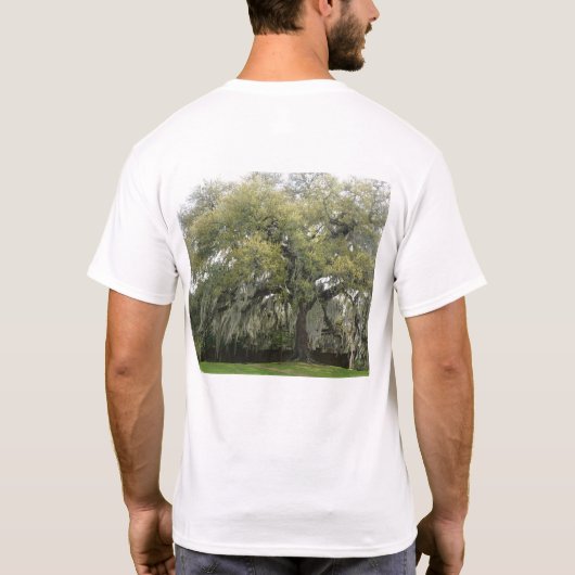Basis T-shirt voor heren (Achterkant)