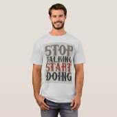 Basis T-shirt voor heren (Voorkant volledig)