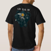 Basis T-shirt voor heren (Achterkant)