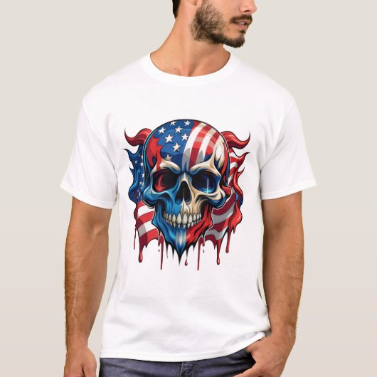 Basis T-shirt voor heren (Voorkant)