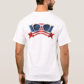 Basis T-shirt voor heren (Achterkant)
