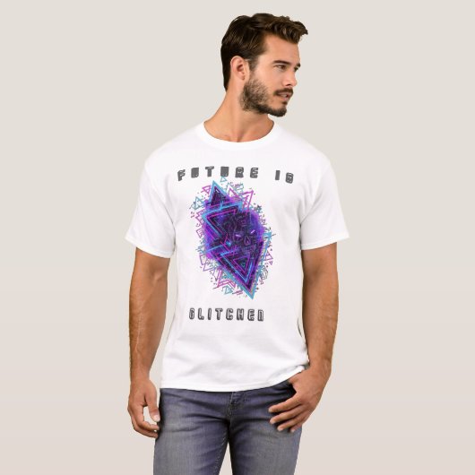 Basis T-shirt voor heren (Voorkant volledig)
