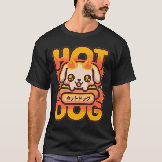 Basis T-shirt voor heren (Voorkant)