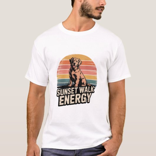 Basis T-shirt voor heren (Voorkant)