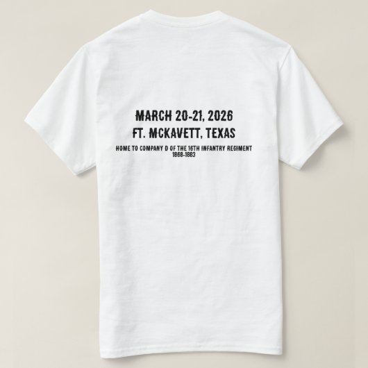 Basis T-shirt voor heren (Design achterkant)
