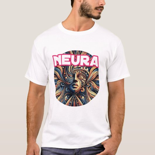 Basis T-shirt voor heren (Voorkant)
