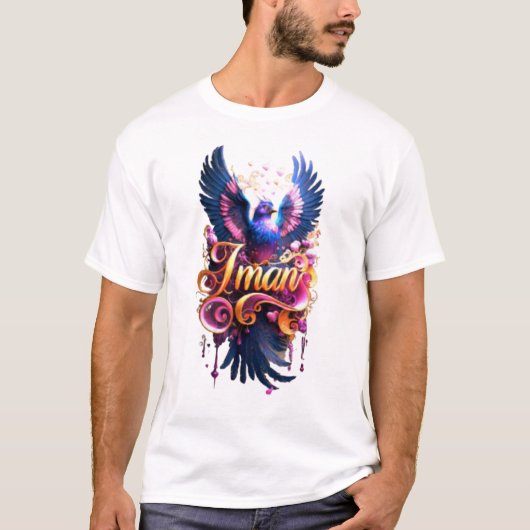 Basis T-shirt voor heren (Voorkant)