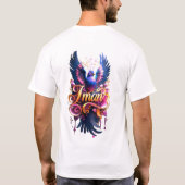 Basis T-shirt voor heren (Achterkant)