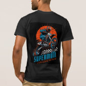 Basis T-shirt voor heren (Achterkant)