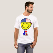 Basis T-shirt voor heren (Voorkant volledig)