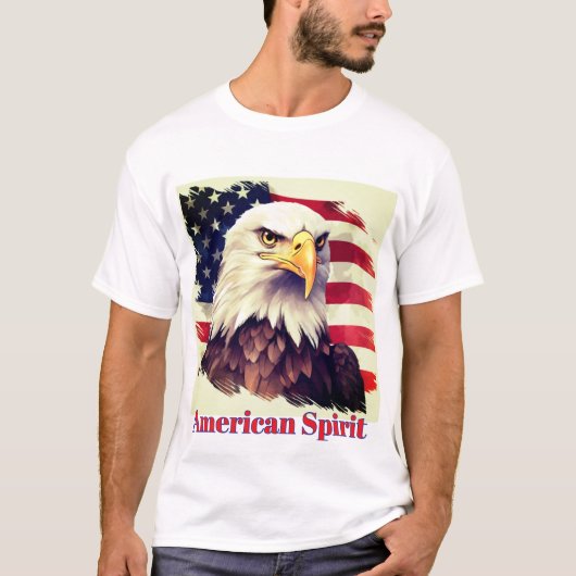 Basis T-shirt voor heren (Voorkant)