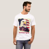 Basis T-shirt voor heren (Voorkant volledig)
