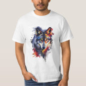 Basis T-shirt voor heren (Voorkant)