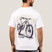 Basis T-shirt voor heren  (Achterkant)