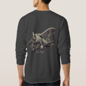 Basis T-shirt voor heren (Achterkant)