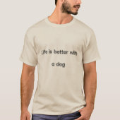 Basis T-shirt voor heren (Voorkant)