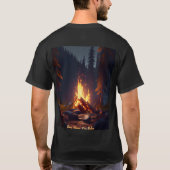 Basis T-shirt voor heren (Achterkant)