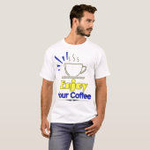 Basis T-shirt voor heren (Voorkant volledig)