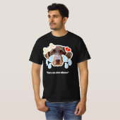 Basis T-shirt voor heren (Voorkant volledig)