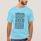 Basis T-shirt voor heren (Voorkant)