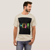 Basis T-shirt voor heren (Voorkant volledig)