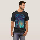 Basis T-shirt voor heren (Voorkant volledig)