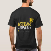 Basis T-shirt voor heren (Achterkant)