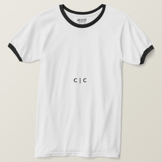 Basis T-shirt voor heren (Design voorkant)