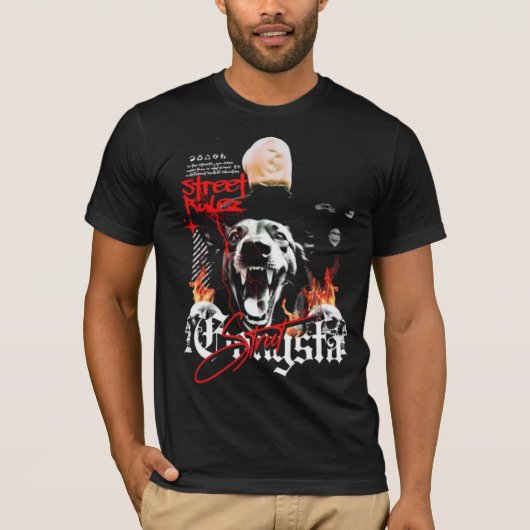 Basis T-shirt voor heren (Voorkant)