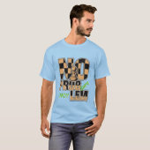 Basis T-shirt voor heren (Voorkant volledig)
