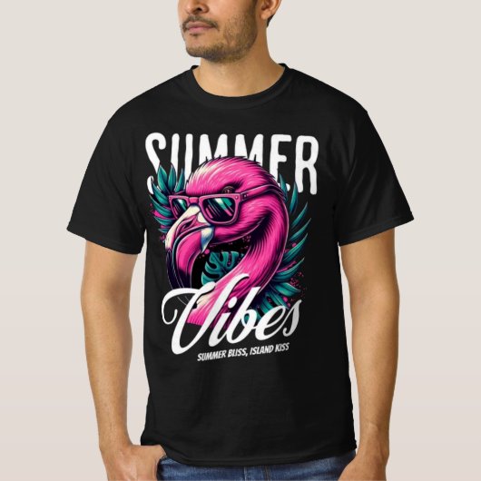 Basis T-shirt voor heren (Voorkant)