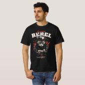 Basis T-shirt voor heren (Voorkant volledig)