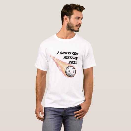 Basis T-shirt voor heren (Voorkant volledig)