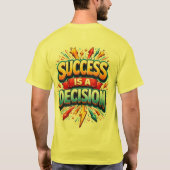 Basis T-shirt voor heren (Achterkant)