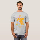 Basis T-shirt voor heren (Voorkant volledig)