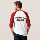 Basis T-shirt voor heren (Achterkant volledig)