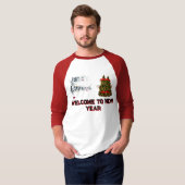 Basis T-shirt voor heren (Voorkant volledig)