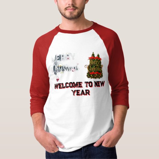 Basis T-shirt voor heren (Voorkant)