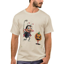 Basis T-shirt voor heren - Halloween-mierenfeestvl