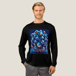 Basis T-shirt voor heren met tri-blend