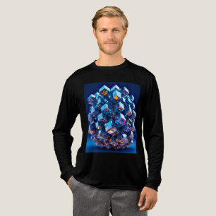 Basis T-shirt voor heren met tri-blend