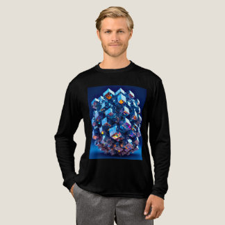 Basis T-shirt voor heren met tri-blend