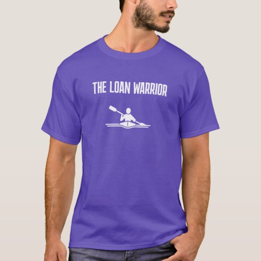 Basis T-shirt voor heren | The Loan Warrior (Voorkant)