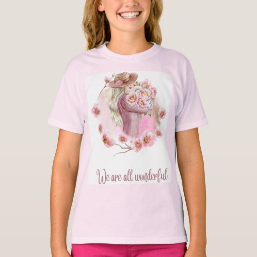 Basis T-shirt voor kinderen (Voorkant)