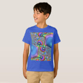 Basis T-shirt voor kinderen (Voorkant volledig)