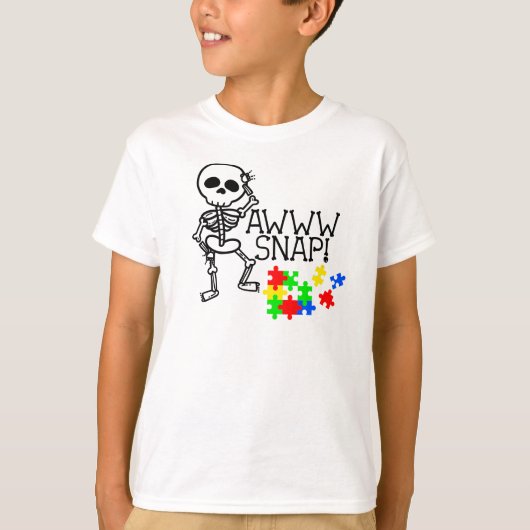 Basis T-shirt voor kinderen (Voorkant)