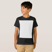Basis T-shirt voor kinderen (Voorkant volledig)