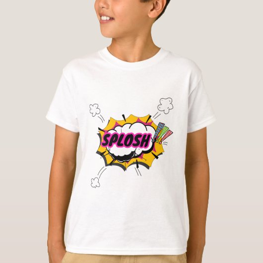 Basis T-shirt voor kinderen (Voorkant)