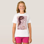 Basis T-shirt voor kinderen (Voorkant volledig)