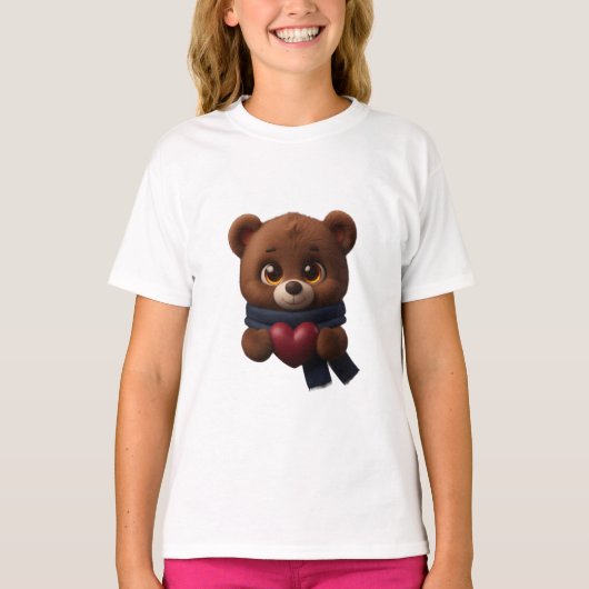 Basis T-shirt voor kinderen (Voorkant)